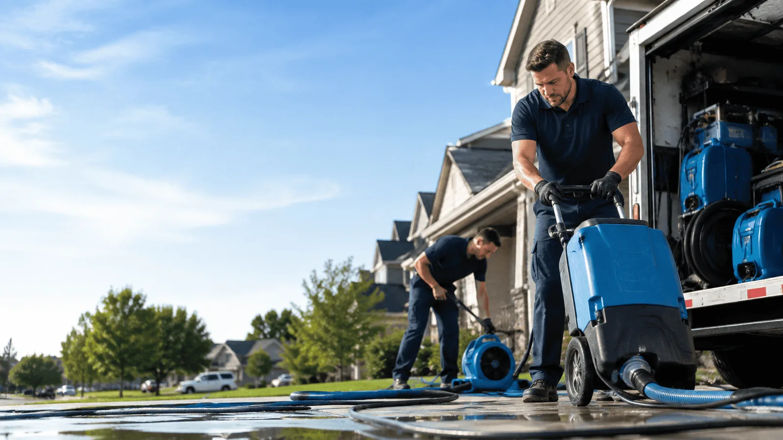 Dehumidification being performed in Heilwood, PA